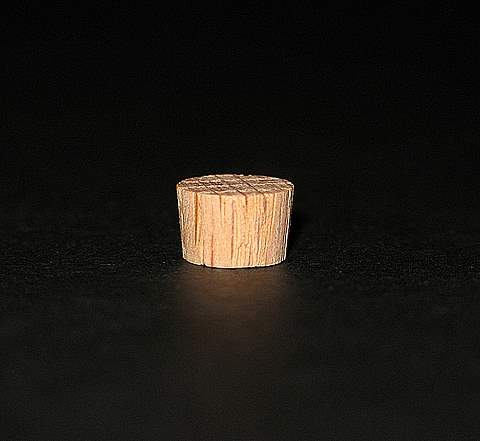 3/8" Oak Wood Flat Head Plug